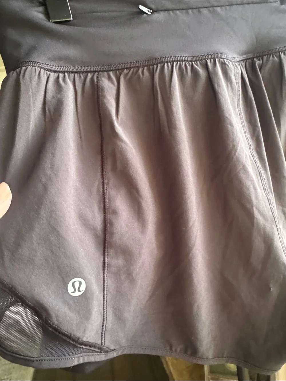 Lululemon Hottie Hot Shorts with Built in Tights Black 10